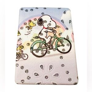 Rectangular Faux Leather Compact Mirror – Beagle & Rainbow Design